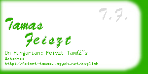 tamas feiszt business card